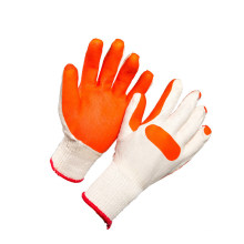 Hot Sale 10 Gauge Cotton Coated Rubber Latex Garden Gloves